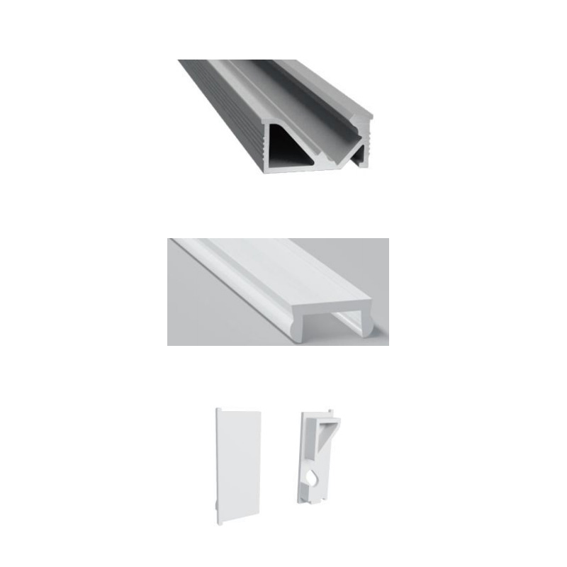 Recessed LED Light Diffuser For 7mm Narrow LED Strip Recessed LED Light Diffuser For 7mm Narrow LED Strip